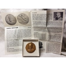 HALL OF FAME MEDAL . SIMON NEWCOMB